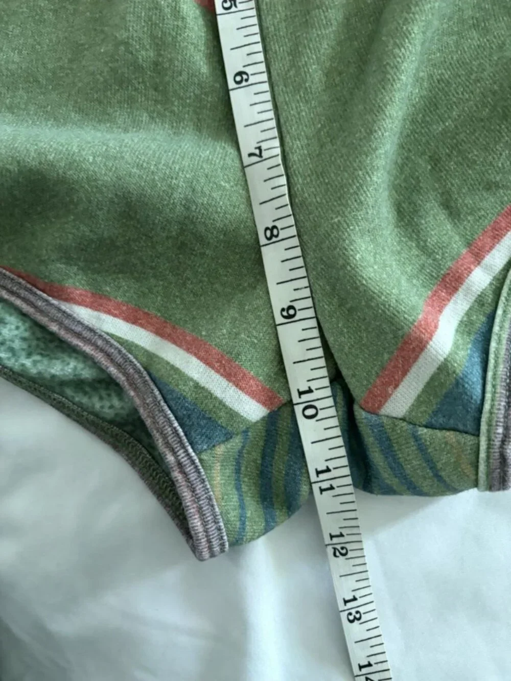 Aviator Nation Green Tulum Rainbow Jogger Shorts Size XS - Picture 7 of 8